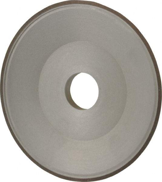 Made in USA - 6" Diam, 1-1/4" Hole Size, 3/4" Overall Thickness, 100 Grit, Type 15 Tool & Cutter Grinding Wheel - Fine Grade, Diamond - A1 Tooling