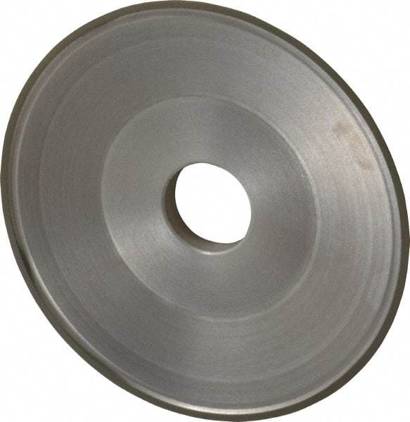 Made in USA - 6" Diam, 1-1/4" Hole Size, 3/4" Overall Thickness, 220 Grit, Type 15 Tool & Cutter Grinding Wheel - Very Fine Grade, Diamond - A1 Tooling