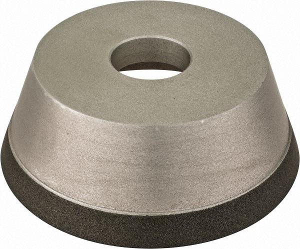 Made in USA - 5" Diam, 1-1/4" Hole Size, 1-3/4" Overall Thickness, 150 Grit, Type 11 Tool & Cutter Grinding Wheel - Very Fine Grade, CBN - A1 Tooling