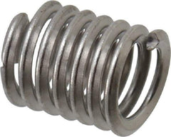 Heli-Coil - #6-32 UNC, 0.276" OAL, Free Running Helical Insert - 6-7/8 Free Coils, Tanged, 18-8 Stainless Steel, 2D Insert Length - A1 Tooling