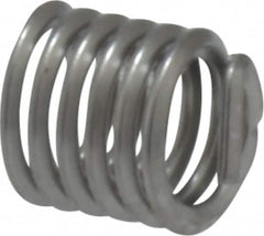 Heli-Coil - #8-32 UNC, 0.246" OAL, Free Running Helical Insert - 6 Free Coils, Tanged, 18-8 Stainless Steel, 1-1/2D Insert Length - A1 Tooling