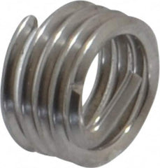 Heli-Coil - #10-32 UNF, 0.19" OAL, Free Running Helical Insert - 4-1/8 Free Coils, Tanged, 18-8 Stainless Steel, 1D Insert Length - A1 Tooling