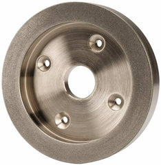 Made in USA - 6" Diam, 1-1/4" Hole Size, 1" Overall Thickness, 220 Grit, Tool & Cutter Grinding Wheel - Fine Grade, Diamond - A1 Tooling