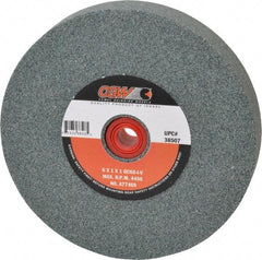 Camel Grinding Wheels - 60 Grit Silicon Carbide Bench & Pedestal Grinding Wheel - 6" Diam x 1" Hole x 1" Thick, 4456 Max RPM, I Hardness, Medium Grade , Vitrified Bond - A1 Tooling