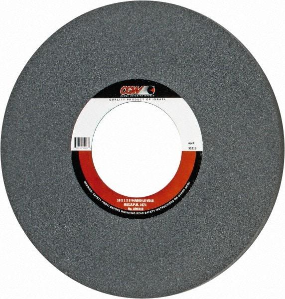 Camel Grinding Wheels - 16" Diam x 5" Hole x 1" Wide Centerless & Cylindrical Grinding Wheel - 60 Grit, Aluminum Oxide, Type 1, Medium Grade, Vitrified Bond, No Recess - A1 Tooling