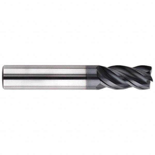 SGS - 20mm, 4 Flute, Single End, Solid Carbide, 5mm Corner Radius End Mill - 104mm OAL, Right Hand Flute, 38mm LOC, Right Hand Cut - A1 Tooling