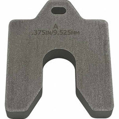 Maudlin Products - Metal Shim Stock Type: Slotted Shim Material: Stainless Steel - A1 Tooling