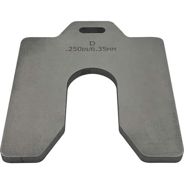 Maudlin Products - Metal Shim Stock Type: Slotted Shim Material: Stainless Steel - A1 Tooling