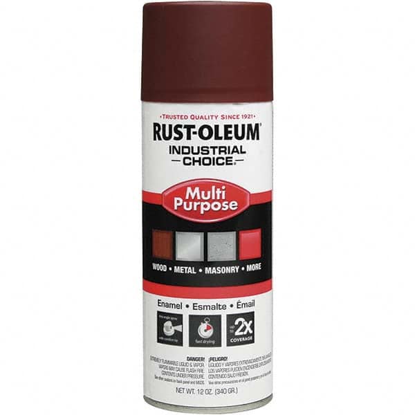 Rust-Oleum - 12 oz Flat Red Interior/Exterior Enamel Spray Primer - A1 Tooling