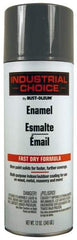 Rust-Oleum - Universal Gray, Gloss, Enamel Spray Paint - 8 to 12 Sq. Ft. per Can, 16 Ounce Container, Use on Drums, Equipment and Color Coding, Furniture, Ladders, Lockers, Motors, Stenciling, Tools - A1 Tooling