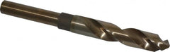 Chicago-Latrobe - 41/64" Drill, 118° Point, Cobalt Silver Deming & Reduced Shank Drill Bit - Bright Finish, 6" OAL, Straight Shank, 3-1/8" Flute Length, Right Hand Cut, Split Point, Spiral Flute, Regular Spiral - A1 Tooling