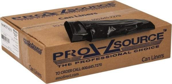 PRO-SOURCE - 1.35 mil Thick, Heavy-Duty Trash Bags - 30" Wide x 36" High, Black - A1 Tooling