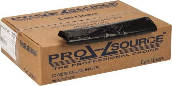 PRO-SOURCE - 1.35 mil Thick, Heavy-Duty Trash Bags - 33" Wide x 40" High, Black - A1 Tooling