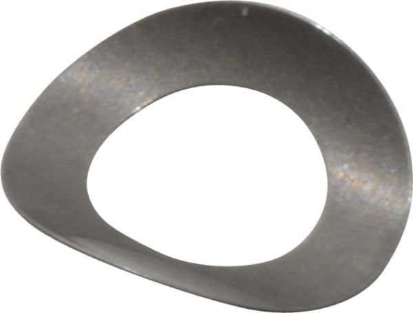 Gardner Spring - #5 Bolt, 0.135" ID, Grade 301 Stainless Steel, Curved Disc Spring - 0.245" OD, 0.049" High, 0.004" Thick - A1 Tooling