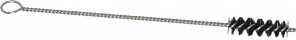 PRO-SOURCE - 3/4" Long x 7/32" Diam Nylon Bristle Brush - Single Spiral, 4" OAL, 0.003" Filament Diam, 0.062" Shank Diam - A1 Tooling