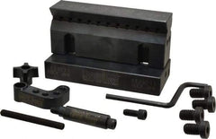 Snap Jaws - 6" Wide x 1-1/8" High x 1/8" Thick, V-Groove Vise Jaw - Steel, Fixed Jaw, Compatible with 6" Vises - A1 Tooling