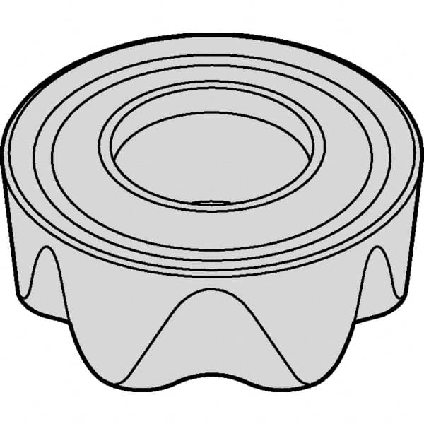 Kennametal - RCGT2006M0 Grade KC725M Carbide Milling Insert - TiN/TiCN/TiN Finish, 1/4" Thick, 20mm Inscribed Circle - A1 Tooling