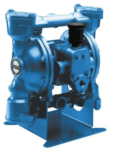 SandPIPER - 1" NPT, Metallic, Air Operated Diaphragm Pump - Santoprene Diaphragm, Stainless Steel Housing - A1 Tooling