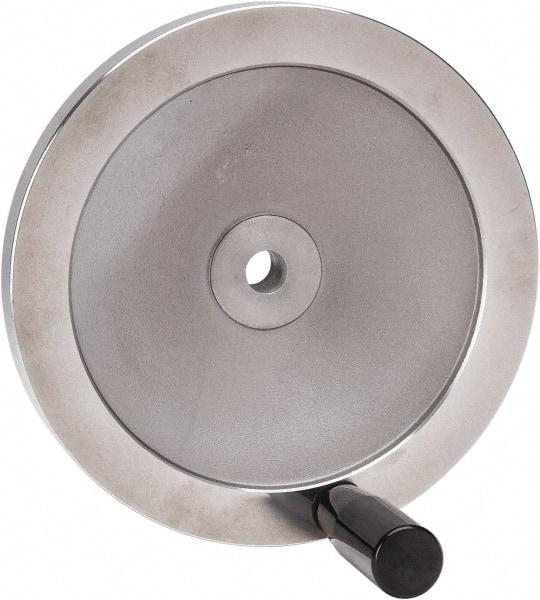 Value Collection - 7.87" Diam, Aluminum Handwheel with Handle - 1.65" Hub Diam - A1 Tooling