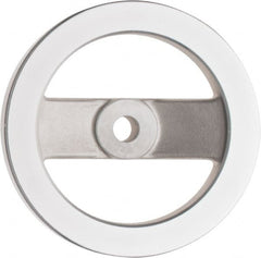 Value Collection - 4.92", 2 Spoke Handwheel - 1.22" Hub, Aluminum, Polished Finish - A1 Tooling