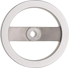 Value Collection - 7.87", 2 Spoke Handwheel - 1.65" Hub, Aluminum, Polished Finish - A1 Tooling