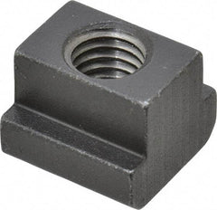 HALDER - M8 Tapped Through T Slot Nut - 9.6mm Slot Width, 15 x 6mm Base Width x Height, 15 x 12mm OAL x Height - A1 Tooling