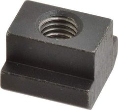 HALDER - M10 Tapped Through T Slot Nut - 13.6mm Slot Width, 22 x 8mm Base Width x Height, 22 x 16mm OAL x Height - A1 Tooling