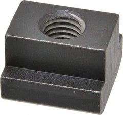 HALDER - M12 Tapped Through T Slot Nut - 17.6mm Slot Width, 28 x 10mm Base Width x Height, 28 x 20mm OAL x Height - A1 Tooling