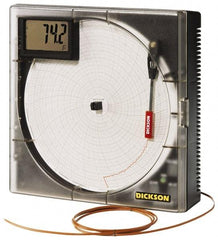 Dickson - -50 to 500°F, Temp Recorder - 4 Ft. Long Probe, 120 AC Voltage, Dickson KTx and KTxE - A1 Tooling