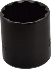 Proto - 1-5/16", 1/2" Drive, Standard Hand Socket - 12 Points, 1-3/4" OAL, Alloy Steel, Black Finish - A1 Tooling