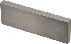 Mitutoyo - 4" Rectangular Steel Gage Block - Accuracy Grade AS-1, Includes Certificate of Inspection - A1 Tooling