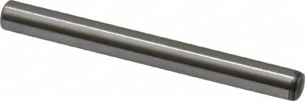 Value Collection - 3mm Diam x 30mm Pin Length Alloy Steel Standard Dowel Pin - C 58-62 Hardness, 3,340 Lb Breaking Strength, 1 Rounded End - A1 Tooling