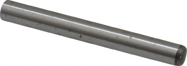 Value Collection - 4mm Diam x 35mm Pin Length Alloy Steel Standard Dowel Pin - C 58-62 Hardness, 5,930 Lb Breaking Strength, 1 Rounded End - A1 Tooling