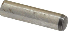 Value Collection - 6mm Diam x 25mm Pin Length Alloy Steel Standard Dowel Pin - C 58-62 Hardness, 13,300 Lb Breaking Strength, 1 Rounded End - A1 Tooling