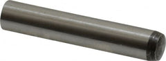 Value Collection - 8mm Diam x 45mm Pin Length Alloy Steel Standard Dowel Pin - C 58-62 Hardness, 23,700 Lb Breaking Strength, 1 Rounded End - A1 Tooling