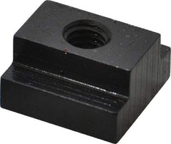 Gibraltar - 5/16-18 Blind Tapped T Slot Nut - 1/2" Slot Width, 7/8 x 9/32" Base Width x Height, 7/8 x 1/2" OAL x Height - A1 Tooling