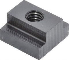 Gibraltar - 5/16-18 Tapped Through T Slot Nut - 1/2" Slot Width, 7/8 x 9/32" Base Width x Height, 7/8 x 1/2" OAL x Height - A1 Tooling