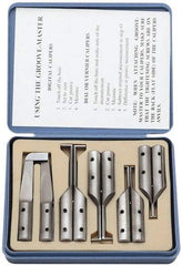 SPI - 6" OAL, Accurate up to 0.001", 0.4, 0.65 & 1mm Wide Flange, Hard Chrome Steel Caliper Attachment Set - 5 Pieces, 10, 16, 25, 32 & 76mm Bore Depth, For Use with 6" Vernier, Dial & Digital Calipers - A1 Tooling