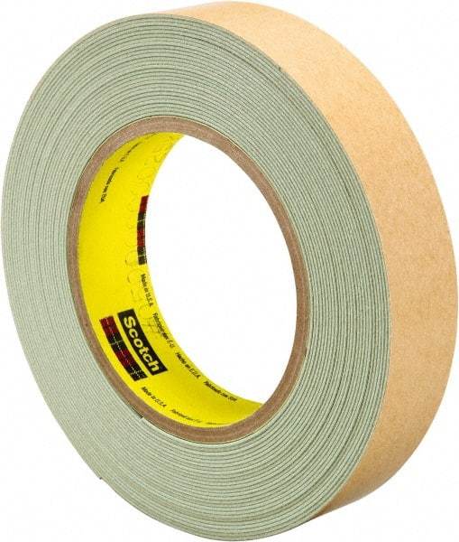 3M - 1" Wide x 10 Yd Long Green Rubber Masking Tape - Series 60894, 33 mil Thick, 25 In/Lb Tensile Strength - A1 Tooling