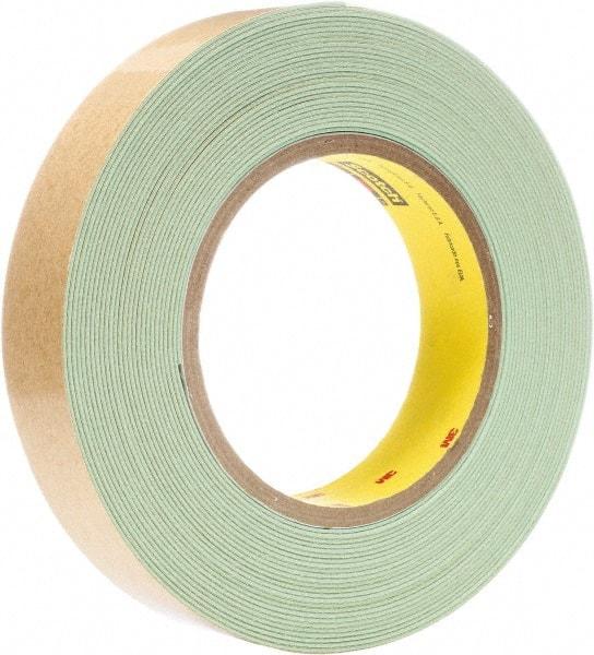 3M - 2" Wide x 10 Yd Long Green Rubber Masking Tape - Series 500 - A1 Tooling