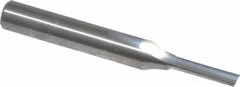 Onsrud - 1/8" Diam, 1/4" Shank Diam, 1/2" Length of Cut, 1 Flute Single Edge Straight Router Bit - 2" Overall Length, Right Hand Cut, Solid Carbide - A1 Tooling