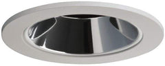 Cooper Lighting - 5-1/16 Inch Wide, White Reflector Fixture Trim - Aluminum - A1 Tooling