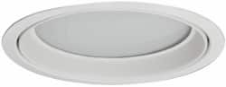 Cooper Lighting - 7-7/8 Inch Wide, Water Resistant, White Fixture Trim with Albalite Lens - A1 Tooling