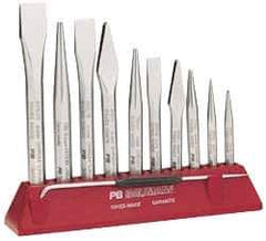 Value Collection - 6-1/2" OAL x 9/32" Blade Width Cross Chisel - 15/32" Stock - A1 Tooling