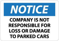 NMC - "Notice - Construction Site - No Trespassing", 10" Long x 14" Wide, Fiberglass Safety Sign - Rectangle, 0.095" Thick, Use for Security & Admittance - A1 Tooling