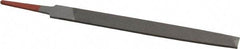 Simonds File - 6" Long, Second Cut, Flat American-Pattern File - Double Cut, Tang - A1 Tooling