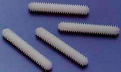 Micro Plastics - 1/2-13 4" OAL Fully Threaded Stud - Nylon, Nylon Finish - A1 Tooling