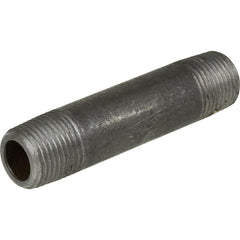 Black Pipe Nipples & Pipe; Thread Style: Threaded on Both Ends; Schedule: 40; Construction: Welded; Lead Free: No; Standards:  ™ASTM A53; ASTM ™A733;  ™ASME ™B1.20.1; Nipple Type: Threaded Nipple; Overall Length: 2.50