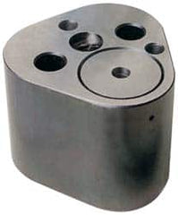 Dayton Lamina - 1-1/4" Shank Diam, 2-3/4" Base Length x 2.72" Base Width x 1-5/8" Base Height, 1/2-13 Thread, Alloy Steel Mold Punch Retainer - 1/4" Dowel Diam, 15/16" Length Between Dowel & Screw, 2" Thread Length, Ball Lock, Heavy Duty (HRT) Series - A1 Tooling