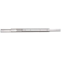 Sugatsune - Drawer Slides; Type: Ball Bearing Slide ; Extension Style: Full ; Material: Stainless Steel ; Slide Length: 22 (Inch); Travel Length: 23-7/32 (Inch); Load Capacity (Lb.): 99.000 (Pounds) - Exact Industrial Supply